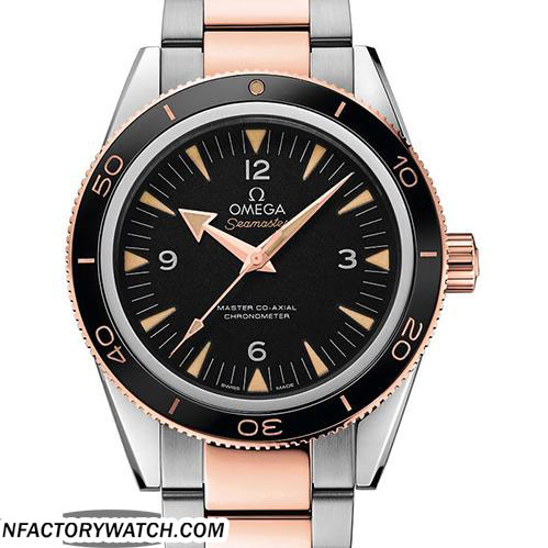 歐米茄Omega seamaster 海馬 233.20.41.21.01.001 實心316F不鏽鋼 單向旋轉的黑色陶瓷