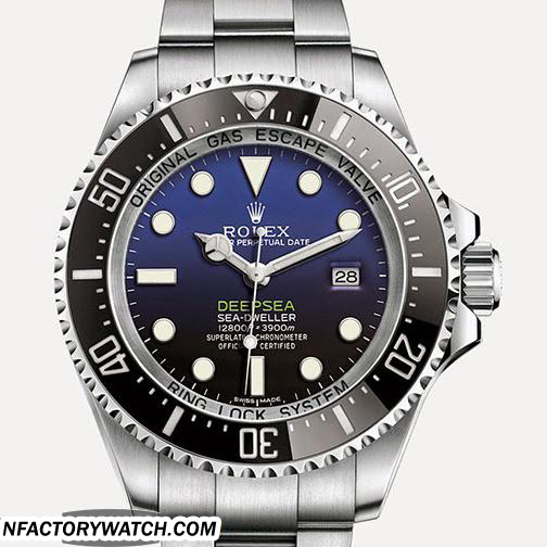 勞力士Rolex DEEPSEA 深海鬼王 116660 D-blue 316F不鏽鋼 單向旋轉黑色陶瓷錶圈