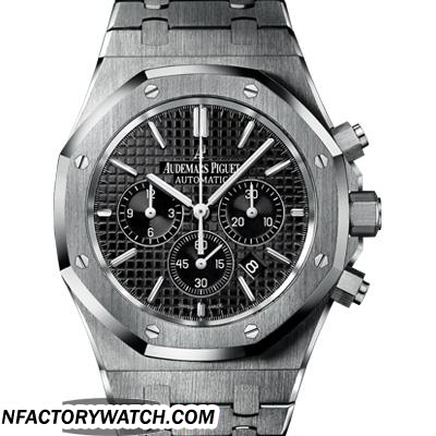 愛彼AP Royal Oak chronograph 皇家橡樹系列 計時碼錶 26320ST.OO.1220ST.01 藍寶石水晶玻璃