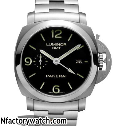 沛納海Panerai LUMINOR 1950 3 DAYS GMT AUTOMATIC ACCIAIO PAM00329 Pam329