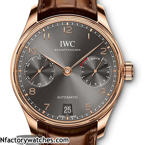 萬國IWC Portuguese 葡萄牙 IW500702 V2 316L精鋼 電鍍18k玫瑰金錶圈 無錶蒙防劃藍寶石水晶與AR 完美版