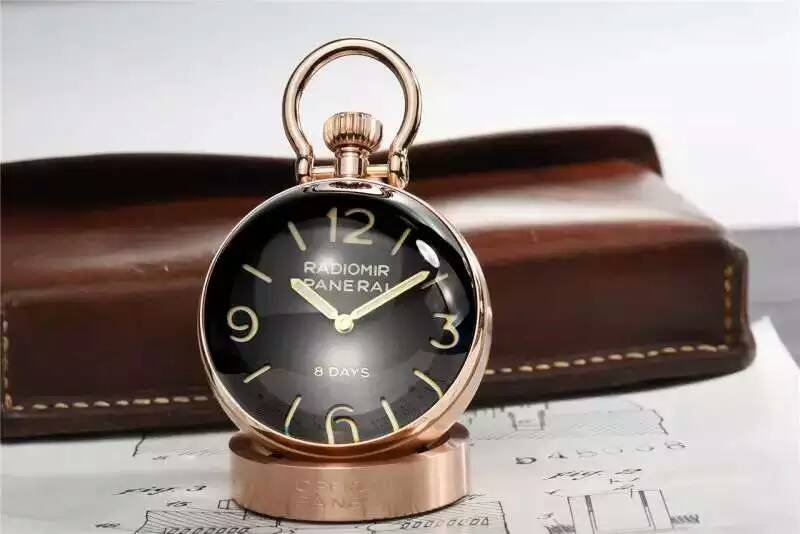 新款發布：沛納海PAM581小座鐘1 日本進口石英機芯 雙面半球面玻璃 鋼質錶殼