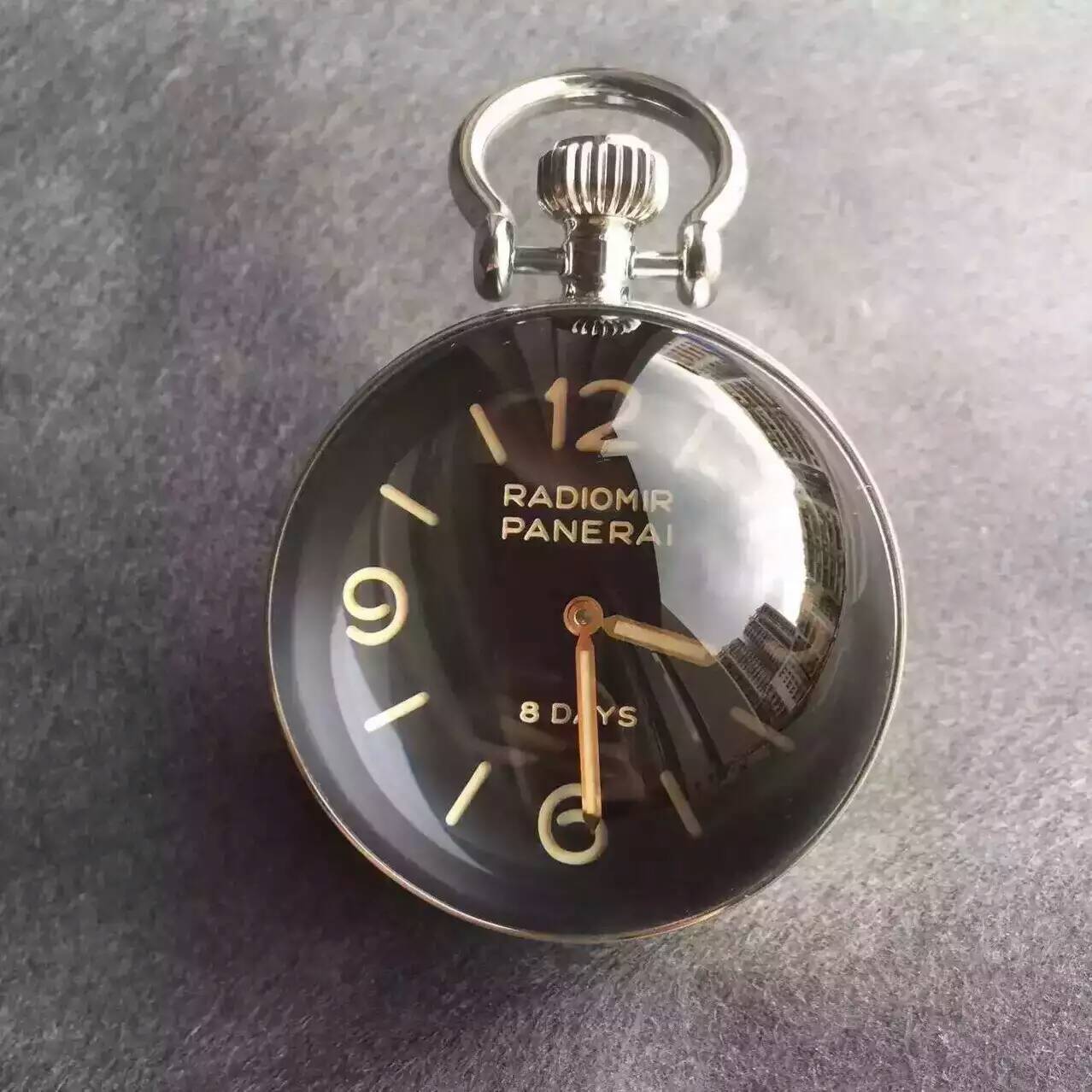 沛納海panerai pam581 水晶球小桌鐘 KW出品