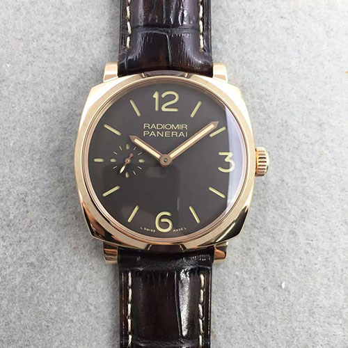 沛納海 Panerai Radiomir小手系列pam513 搭載P999手動機芯 意大利進口真牛皮錶帶