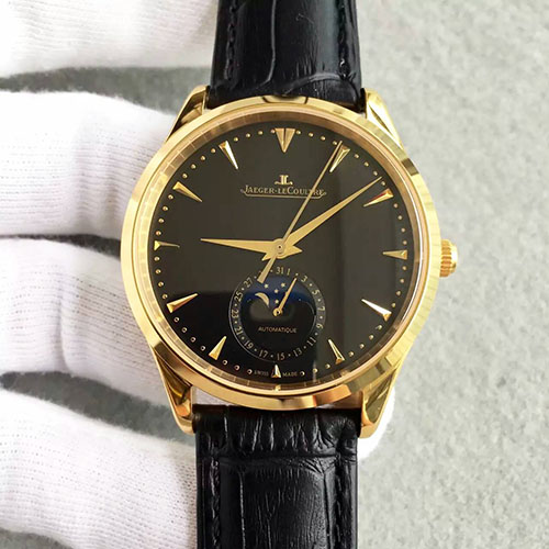 積家 Jaeger-LeCoultre 月相大師系列 藍寶石鏡面 316L精鋼錶殼 搭載9015改裝復刻原版Cal.925全自動機芯