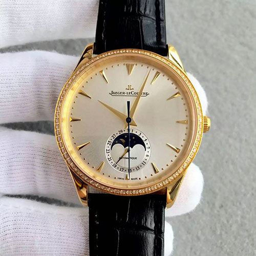 積家 Jaeger-LeCoultre 月相大師系列 316L精鋼錶殼 搭載9015改裝復刻原版Cal.925全自動機芯