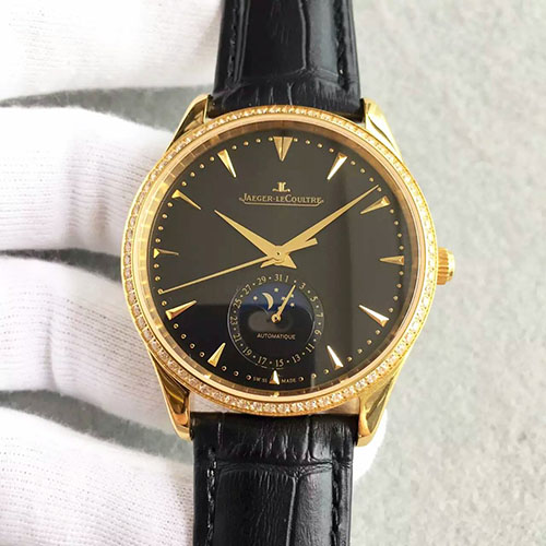 積家 Jaeger-LeCoultre 月相大師系列 藍寶石鏡面 搭載9015改裝復刻原版Cal.925全自動機芯