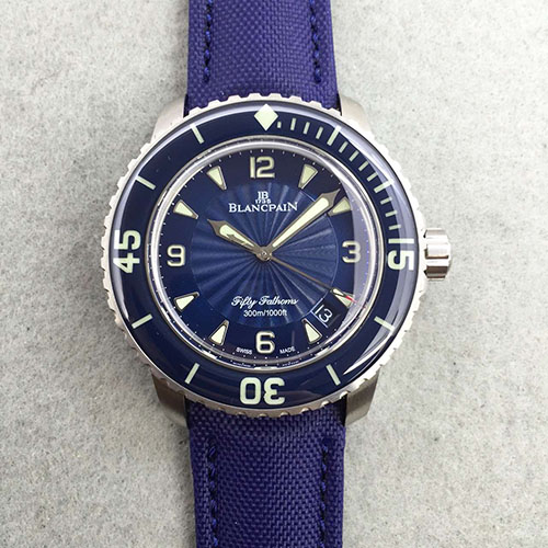 寶鉑 Blancpain 五十尋藍色 316精鋼錶殼 N廠出品