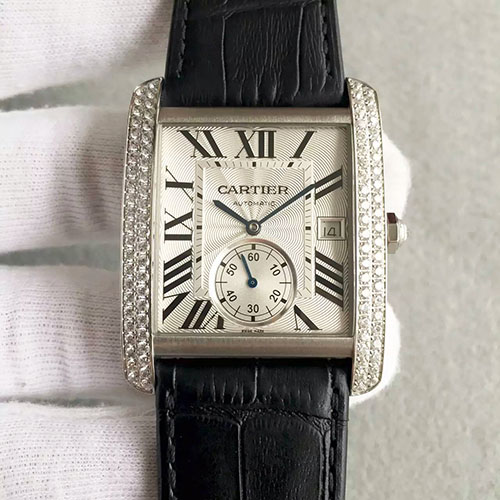 卡地亞 Cartier MC坦克系列 劉德華同款 316精鋼錶殼 JF出品