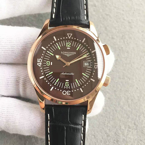 浪琴 Longines 經典復古系列L.3.674.8.50.5 搭載純進口機械改Cal.L633機芯 藍寶石鏡面 316精鋼錶殼 