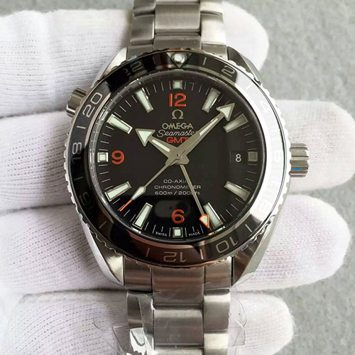 歐米茄 Omega 新海馬系列GMT 兩地時區 搭載8605機芯 316精鋼錶殼 KW出品