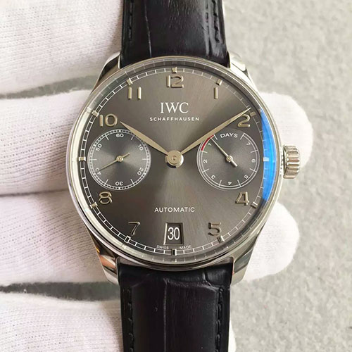 萬國 IWC 葡萄牙系列七日鏈V3版升級版 搭載自動機械機芯 牛皮錶帶 42mm ZF出品