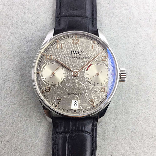 萬國 IWC 葡萄牙七日鏈升級版 隕石灰面 搭載萬國定制版Cal.51011全自動機芯