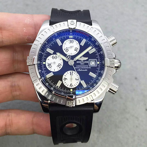 百年靈 Breitling 五珠全鋼航空計時腕錶 搭載7750機芯 N廠出品