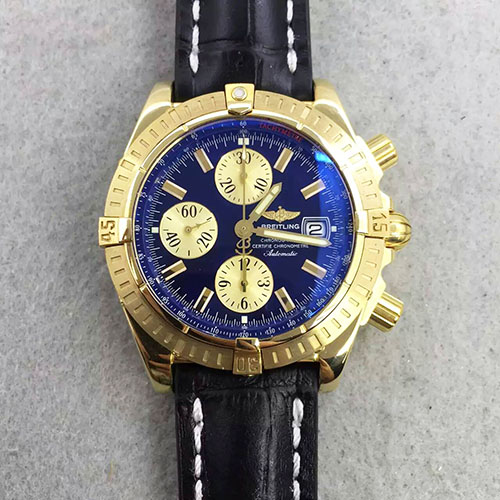 百年靈 Breitling 五珠全鋼航空計時腕錶 搭載7750機芯 316精鋼錶殼 藍寶石玻璃 N廠出品 