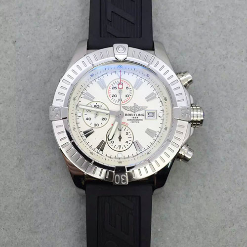 百年靈 Breitling 五珠全鋼航空計時腕錶 搭載7750機芯 藍寶石玻璃