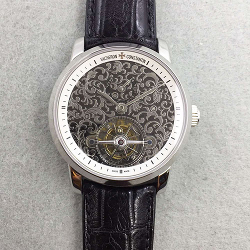 江詩丹頓 Vacheron Constantin 藝術大師系列 動能顯示鏤空手動上鏈陀飛輪 316精鋼錶殼