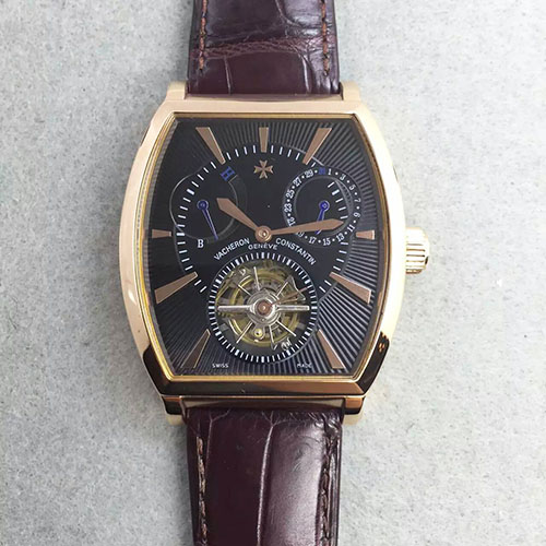 江詩丹頓 Vacheron Constantin 馬耳他系列動能顯示 手動上鏈陀飛輪 時、分、秒三針分離