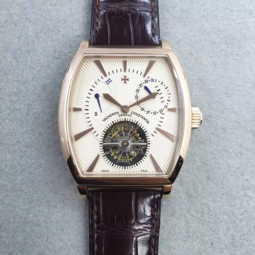 江詩丹頓 Vacheron Constantin 馬耳他系列動能顯示 手動上鏈陀飛輪 316精鋼錶殼