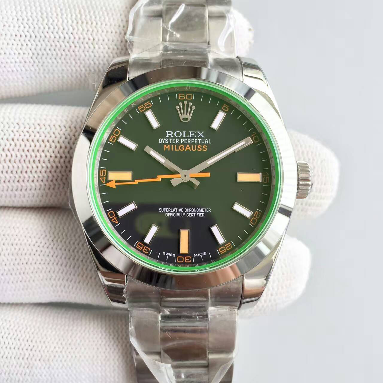 ROLEX勞力士 MILGAUSS 閃電 搭載3131機芯 JF精品 藍寶石玻璃