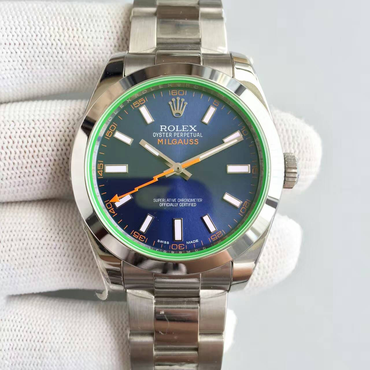 ROLEX勞力士 MILGAUSS 閃電 搭載3131機芯 JF精品 藍寶石玻璃 316精鋼