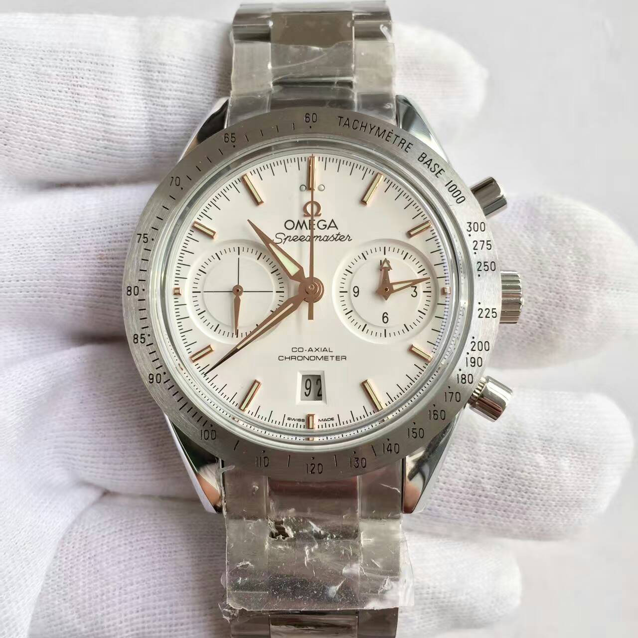 OMEGA歐米茄 超霸系列 搭載複刻9300機芯 JH精品 44mm 黑色擺輪錶殼