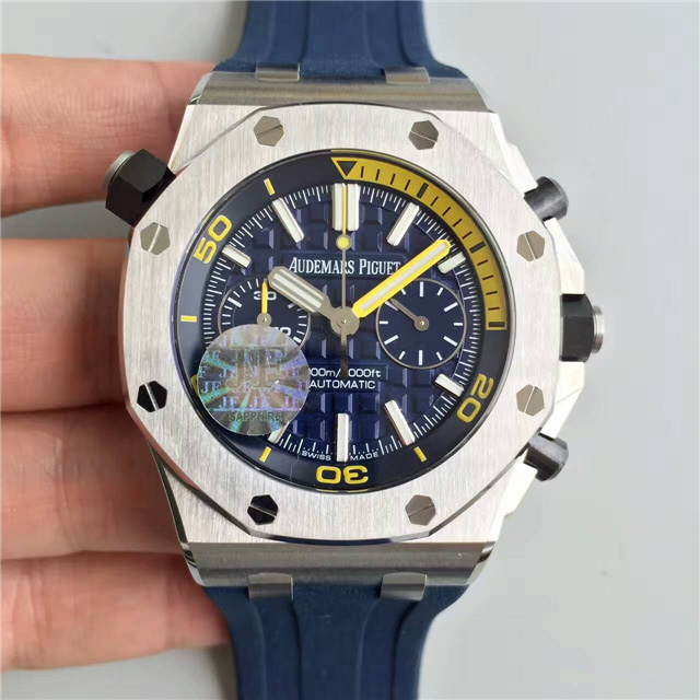 愛彼 AP26703 皇家橡樹  水果腕錶42毫米直徑 搭載複刻3124自動機械機芯 蓝宝石玻璃 市面最強版本的超級複刻 JF精品