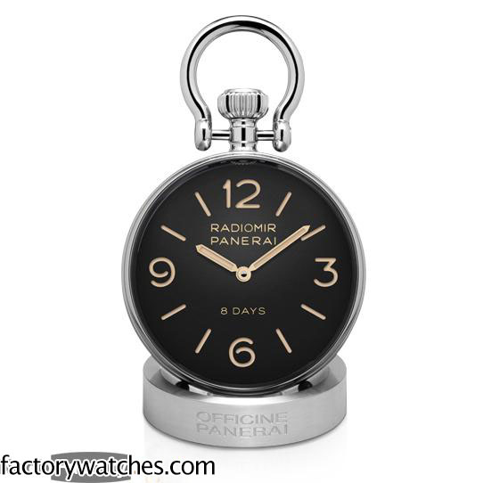 沛納海 Panerai TABLE CLOCK PAM00581 Pam581 316L不鏽鋼 無錶蒙亞克力 超級夜光錶帶無