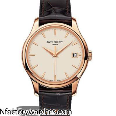 百達翡麗 PATEK PHILIPPE Calatrava 系列 5227R-001 316L不鏽鋼 電鍍18k玫瑰金