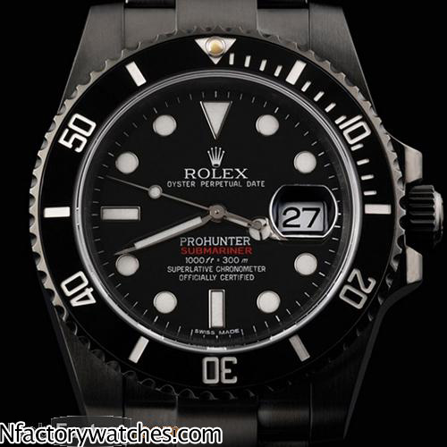 勞力士 Rolex 潛航者 Submariner Pro Hunter 316L不鏽鋼 藍寶石水晶玻璃 精鋼 PVD