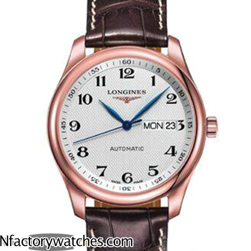 浪琴Longines Master Collection 名匠 L2.755.8.78.3 316L不鏽鋼 電鍍18k玫瑰金