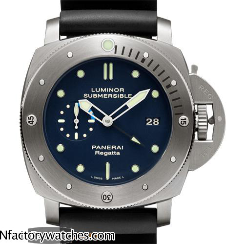 沛納海Panerai LUMINOR SUBMERSIBLE 1950 REGATTA 3 DAYS GTM AUTOMATIC TITANIO Pam00371 Pam371