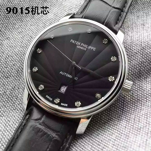 百達翡麗 Patek Philippe 超薄9015新款 搭載9015機芯 卓越30米防水性能 AJ出品