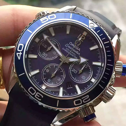 歐米茄 Omega 海馬系列自動機械計時男錶 搭載7750機芯 藍寶石鏡面玻璃