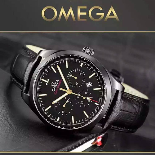 歐米茄 Omega 名典系列六針多功能自動機械腕錶 搭載進口9015自動機芯 頂級版316L精鋼