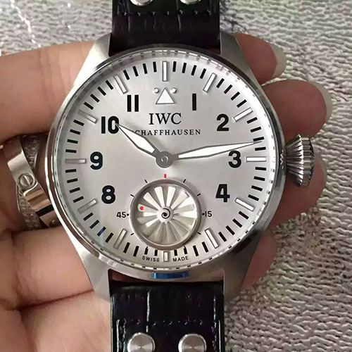 萬國 IWC 大飛行員系列大渦輪腕錶 意大利進口小牛皮