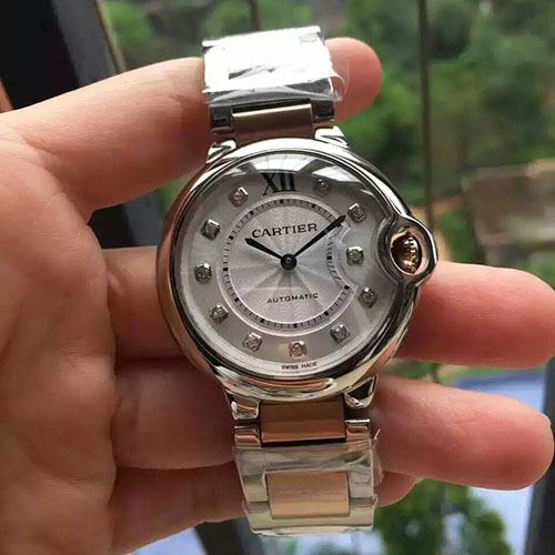 卡地亞 Cartier 藍氣球系列中號 搭載瑞士原裝機芯 藍寶石玻璃 36mm