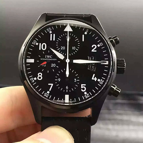 萬國 IWC 飛行員計時腕錶黑殼重磅推出 專柜同步 搭載7750全自動機芯 316精鋼 