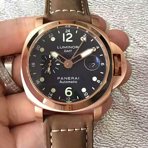 沛納海 Panerai Luminor CMT系列新款pam008玫瑰金 搭載7750自動機芯 316精鋼 44mm