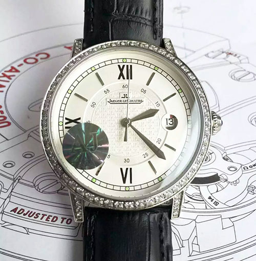 積家 Jaeger-LeCoultre 藍寶石玻璃 AJ出品 搭載2824雕花機芯