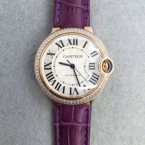 卡地亞 Cartier 藍氣球系列中號玫金帶鉆圈 JF出品