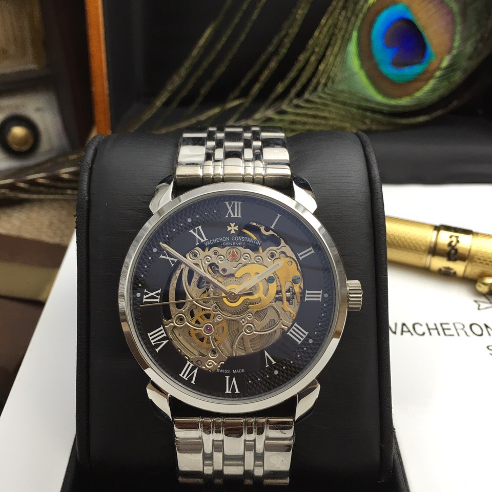 江詩丹頓 礦物質超強玻璃鏡面 316精鋼 自動機械機芯 男士精品腕錶