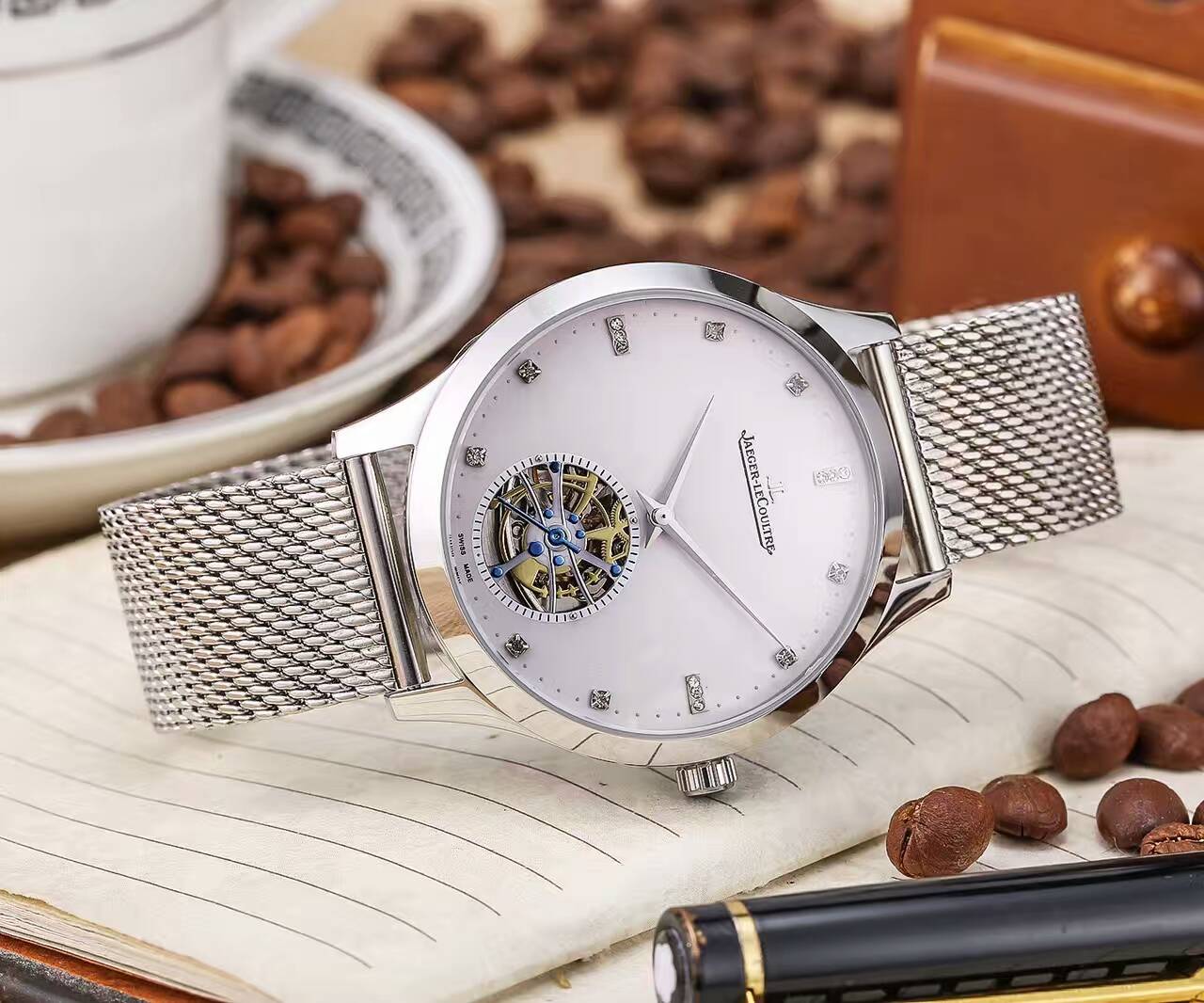 積家 礦物質超強鏡面 精鋼錶帶 精致品質 316精鋼 大方風范 精品男士腕錶