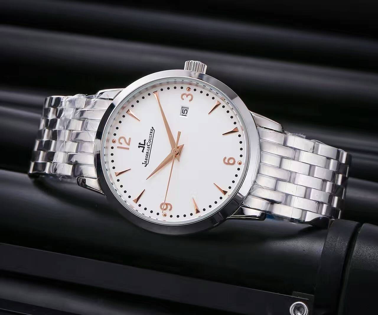 積家 原裝西鐵城機械機芯 礦物質超強鏡面 精鋼錶帶 直徑41mm 厚12mm 精品男士腕錶 