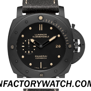 沛納海Panerai LUMINOR SUBMERSIBLE 1950 3 DAYS AUTOMATIC CERAMICA Pam00508/Pam508