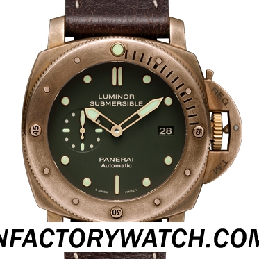 沛納海Panerai LUMINOR SUBMERSIBLE 1950 3 DAYS AUTOMATIC BRONZO Pam00382/Pam382 v2 完美版