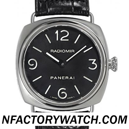 沛納海Panerai Radiomir PAM00210/Pam210 316L不鏽鋼錶殼 藍寶石水晶無色防反射塗層 夜光錶盤和指針