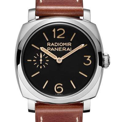 沛納海Panerai RADIOMIR 1940 Pam00399/Pam399 亞力克鏡面 國產eta6497機芯 黑色字面 極強夜光 複古金針