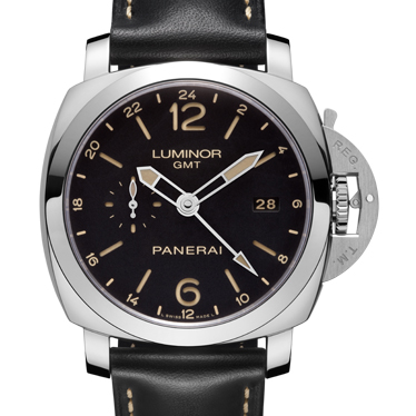 沛納海Panerai LUMINOR 1950 3 DAYS GMT 24H AUTOMATIC ACCIAIO PAM00531/PAM531 316L不鏽鋼殼套 藍寶石水晶 AP塗層 自動上鏈條機芯