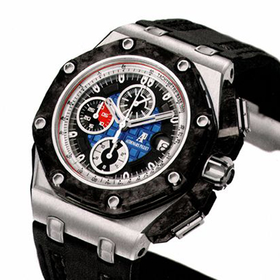 愛彼AP ROYAL OAK OFFSHORE 皇家橡樹離岸型 Grand Prix 26290PO.OO.A001VE.01 黑色小牛皮錶帶